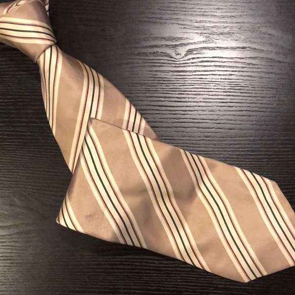 Burberry London Silk Striped Tie - Picture 1 of 10